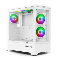 CYBERTEL - Case Gamer HUNTER WHITE CBX6000W 5FAN ARGB