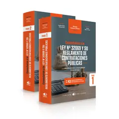 JURISTA EDITORES - Comentarios a la Ley N° 32609 y su reglamento de Contrataciones Públicas - 2 tomos
