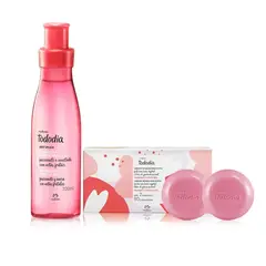 NATURA - Jabon y Body splash frambuesa y Pimienta Rosa ekos Tododia