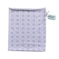 RED CARROT - Cuello de algodon pima en lila y blanco