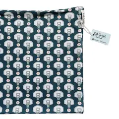 RED CARROT - Cuello de algodon pima verde con dibujos de Basketball