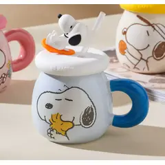 GENERICO - Taza para Sorbos Snuggle de Peanuts Snoopy