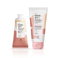 NATURA - Hidratante Nuez y pecana crema de mano fps 20 y cuerpo 80 ml Tododia