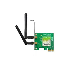 TP LINK - Adaptador Inalámbrico PCI Express N 300Mbps Velocidad inalámbrica