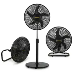 STANLEY - VENTILADOR DE PEDESTAL 18 PULGADAS 60W 3 EN 1