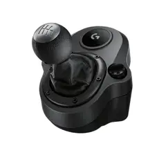 LOGITECH G - Palanca de Cambios para Volantes de Carreras G29, G920 de acero y cuero Negro