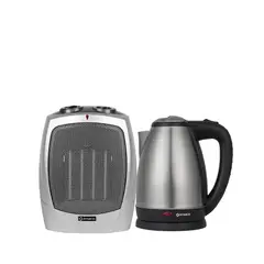 IMACO - Combo termoventilador portatil + Hervidor eléctrico 1.8lts