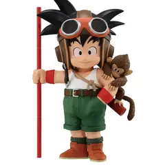 GENERICO - Figura Goku Niño con Nube Voladora y mono Coleccionable Anime