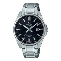 CASIO - EFV-150D-1AVUDF RELOJ EDIFICE ORIGINAL PLATEADO NEGRO SKU EDI-OG-11