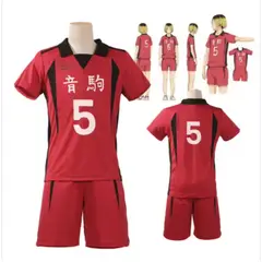 GENERICO - Uniforme de Haikyuu numero 5 talla M– Cosplay Anime
