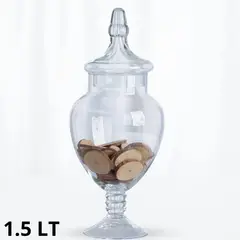 ICHIMATSU - BOMBONERA VINTAGE VIDRIO 1.5 LT 16X36 CM