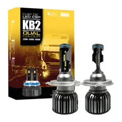 GENERICO - Kit Foco Led Kb2 Dual Chip Csp 42w 1224v Blanco Y Amarillo