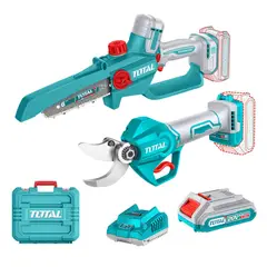 Total Tools - Combo Motosierra 6 + Tijera Inalambrica 20v Total