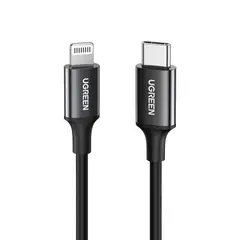 UGREEN - Cable lightning de iphone 1m 60w Negro
