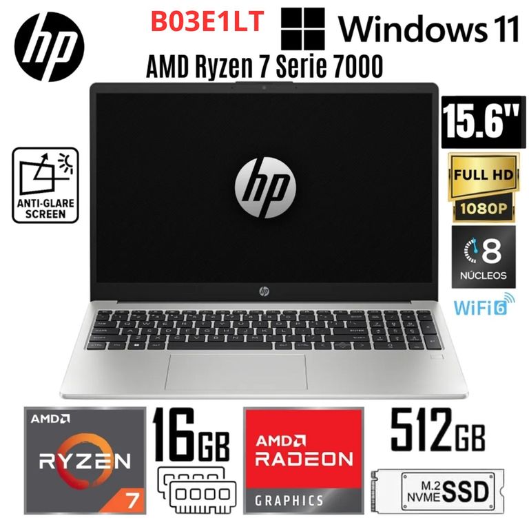 Laptop V15 G4 ABP AMD Ryzen 7 7730U 16GB RAM 512GB SSD 15.6" FHD AMD Radeon Graphics