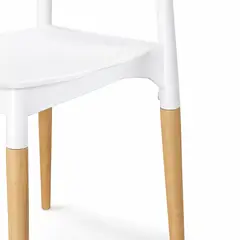 DECORPLAS - Silla Comedor Milán Color Blanco