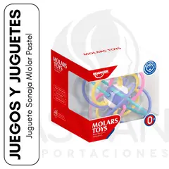 GENERICO - Juguete Sonaja Molar Pastel
