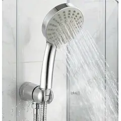 GALEZ - DUCHA TELEFONO 4 FUNCIONES CON MANGUERA DE ACERO INOX - FÁCIL INSTALACIÓN