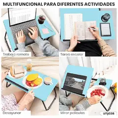 GENERICO - Soporte para Laptop Lectura Mesa Multifuncional Plegable