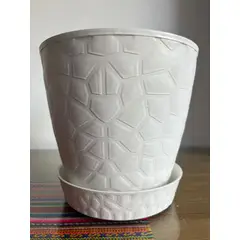 GENERICO - Maceta decorativa moderna 16 x 18 cm