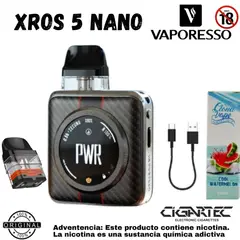 VAPORESSO - VAPE XROS 5 NANO MAS LIQUIDO 10ML