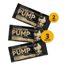 KEVIN LEVRONE - 3 SACHET DE SHABOOM PUMP - PRE ENTRENO