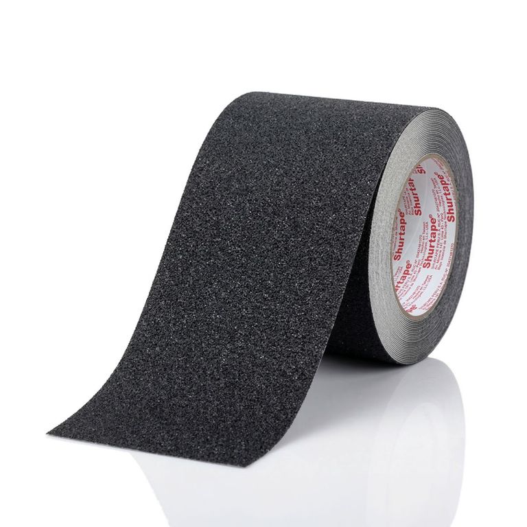 Cinta Antideslizante Negro Extra Resistente 96mm x 18m