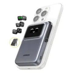 UGREEN - Power Bank Inalámbrico 10000mah 20w Qi 7.5w