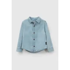 COLLOKY - Camisa Casual Infant Niño Celeste