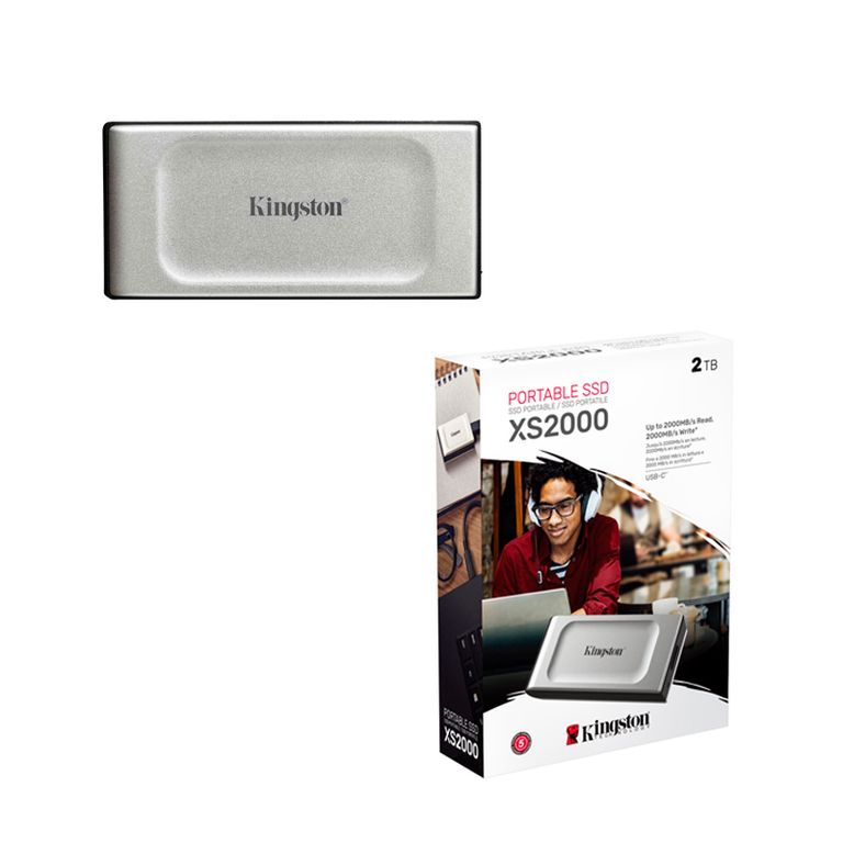 SSD Externo XS2000 2TB USB 3.2 Gen 2x2 Tipo-C Portátil