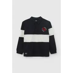 COLLOKY - Polo Casual Kid Niño Azul Marino