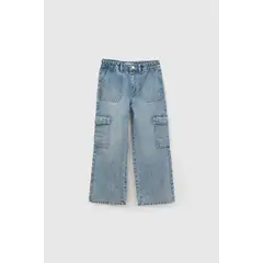 COLLOKY - Jeans Casual Kid Niña Celeste