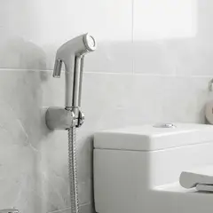 GALEZ - DUCHA BIDET HIGIENICA+MANGUERA DE ACERO INOX PLENITUD CROMADO - FÁCIL INSTALACIÓN
