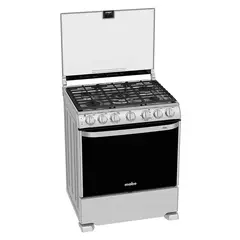 MABE - Cocina EME7687CFY a Gas de Pie 30” 5 Quemadores Inoxidable