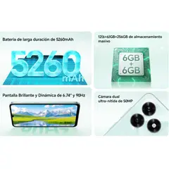 HONOR - X5C Plus 4RAM 256GB Azul Cian