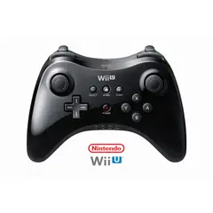 NINTENDO - Control Original Wii u Pro Negro - Reacondicionado