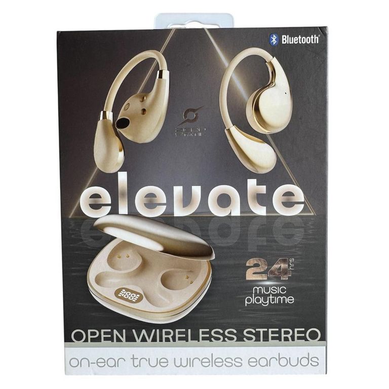 AUDÍFONOS BLUETOOTH ELEVATE OPEN DORADOS