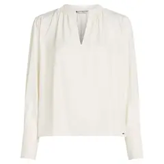 TOMMY HILFIGER - BLUSA SOFT VIS V NECK LS BLOUSE TH