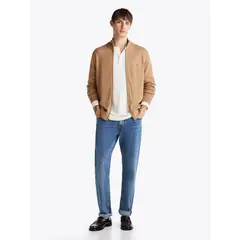 TOMMY HILFIGER - SWEATER ESSENTIAL COTTON ZIP THRU TH