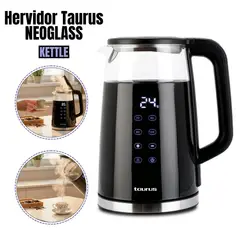 TAURUS - Hervidor Digital De 1.7Lt - NEOGLASS