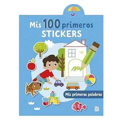 GENERICO - Libro infantil MIS 100 PRIMEROS STICKERS MIS PRIMERAS PALABRAS
