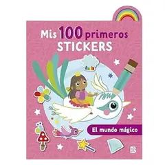 GENERICO - Libro infantil MIS 100 PRIMEROS STICKERS MUNDO MAGICO