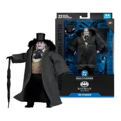 MC FARLANE - McFarlane Toys DC Multiverse El Pingüino Batman Returns Figura de 18cm Edición Deluxe Teatral