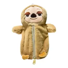 GENERICO - Cartuchera Peluche Oso Perezoso Flash Zootopia - Estuche 26 cm