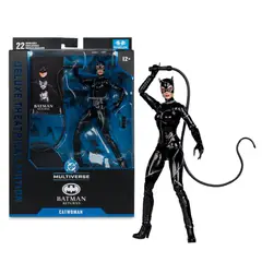 MC FARLANE - McFarlane Toys DC Multiverse Catwoman Batman Returns Figura de 18cm Edición Deluxe Teatral