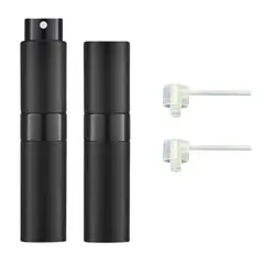 GENERICO - Atomizador Dispensador de Perfume Recargable Tipo Labial De Cristal Premium 10ml X2