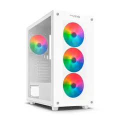 ENKORE - Case Gamer Falcon 5000w Rgb 4 Fan Usb 3.0 Blanco