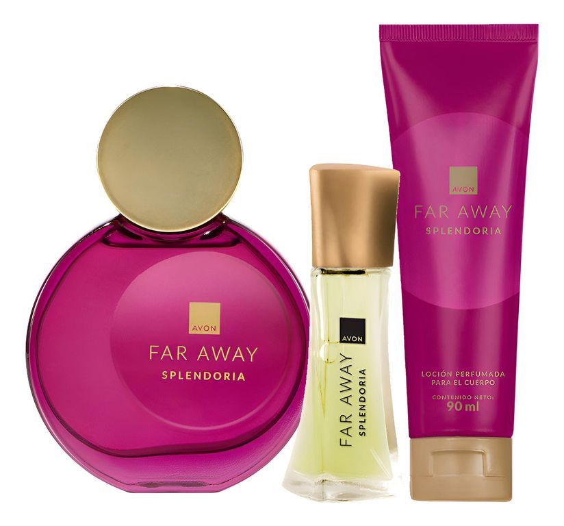 Far Away Splendoria Perfume De Mujer Con Locion Y Mini