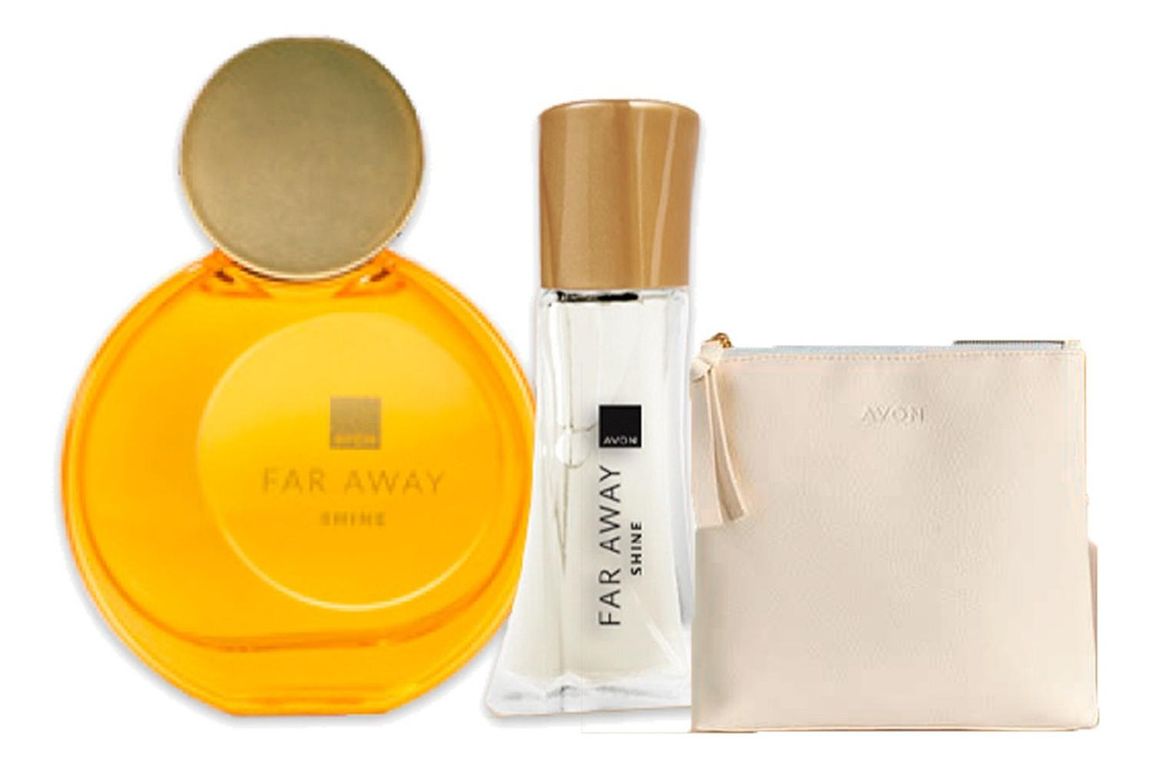 Far Away Shine Perfume De Mujer Con Mini Y Tarjetero