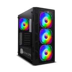 ENKORE - Case Gamer Mystic Enc 5001 Rgb 4 Fan Usb 3.0 Negro